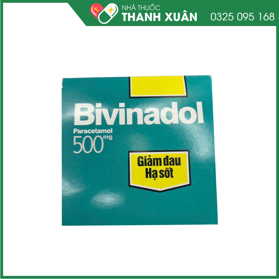 Bivinadol 500mg thuốc giảm đau hạ sốt